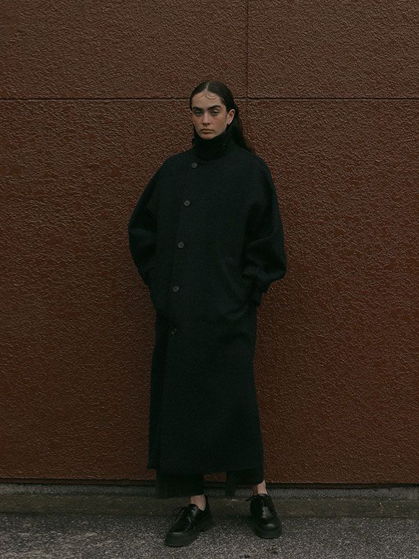 ETRE TOKYO - ミリタリーロングリバーコート - NAVY | ADDICT WEB SHOP