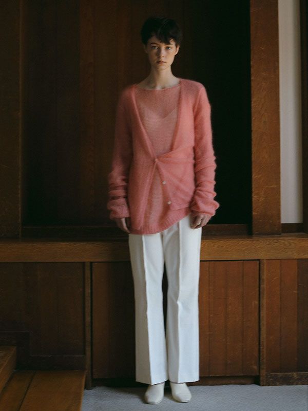 ETRE TOKYO - ボリュームスリーブモヘヤニットプルオーバー - PINK