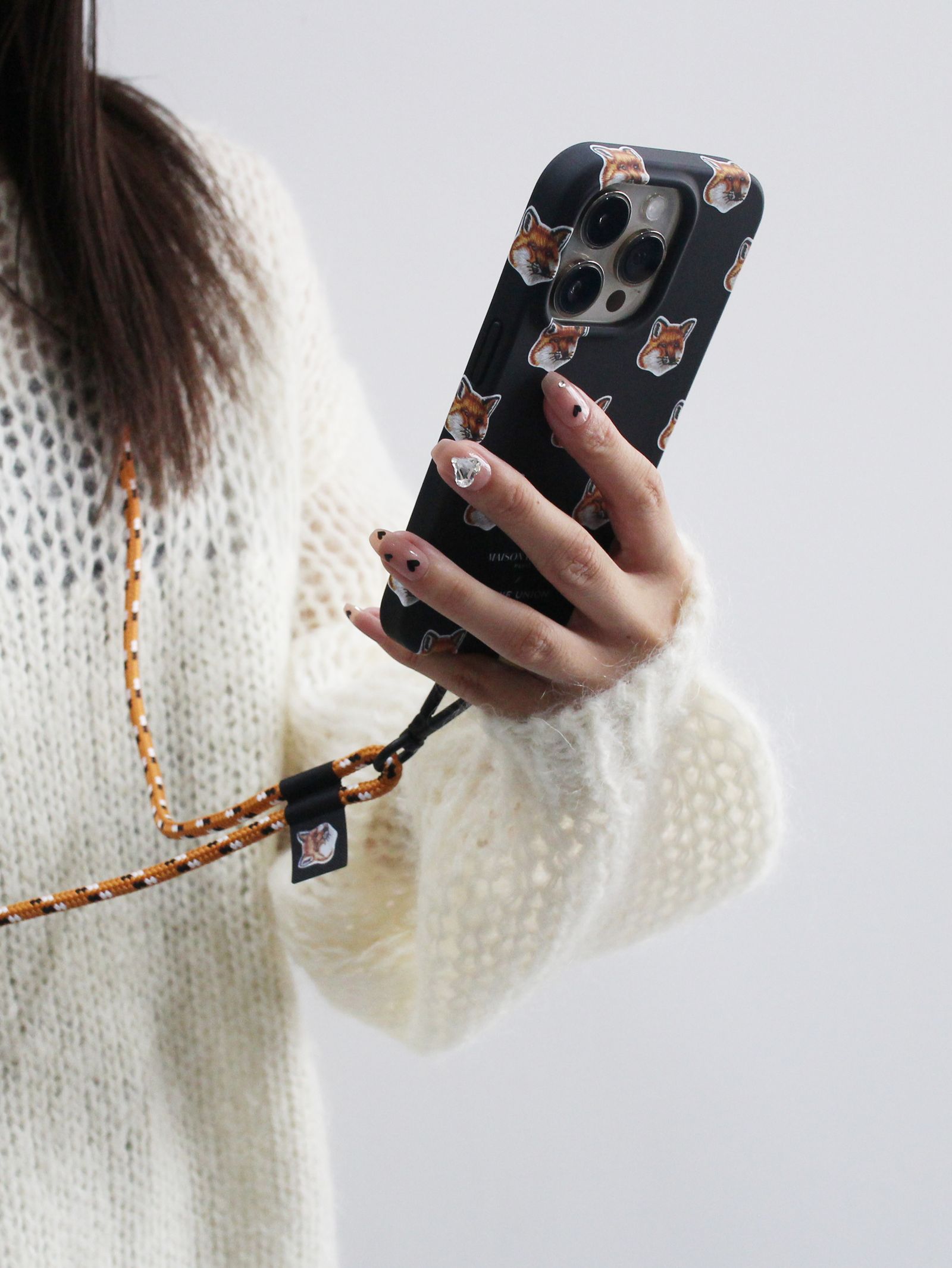 MAISON KITSUNÉ - メゾンキツネ クロスボディストラップ - ALL OVER