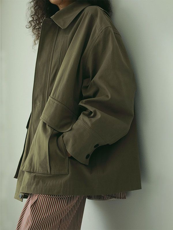 ETRE TOKYO - ハイカウントミリタリーコート - KHAKI | ADDICT WEB SHOP