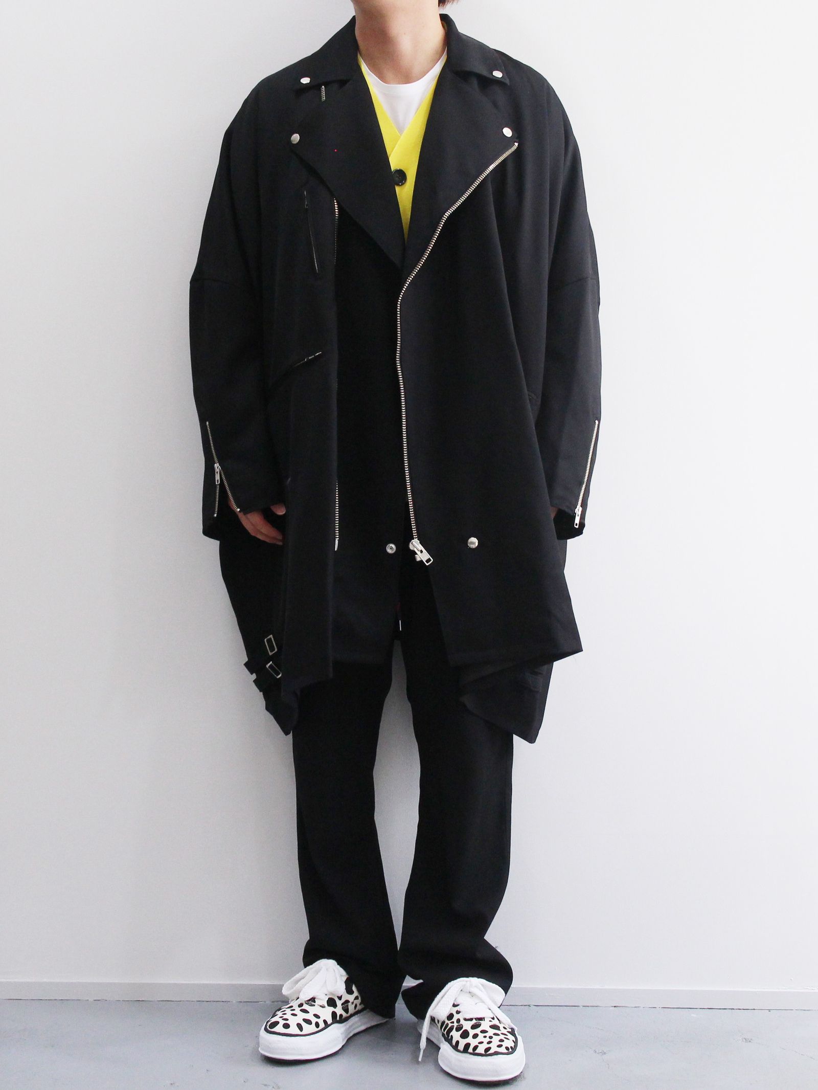 KIDILL - Riders Coat - ライダースコート - BLACK | ADDICT WEB SHOP