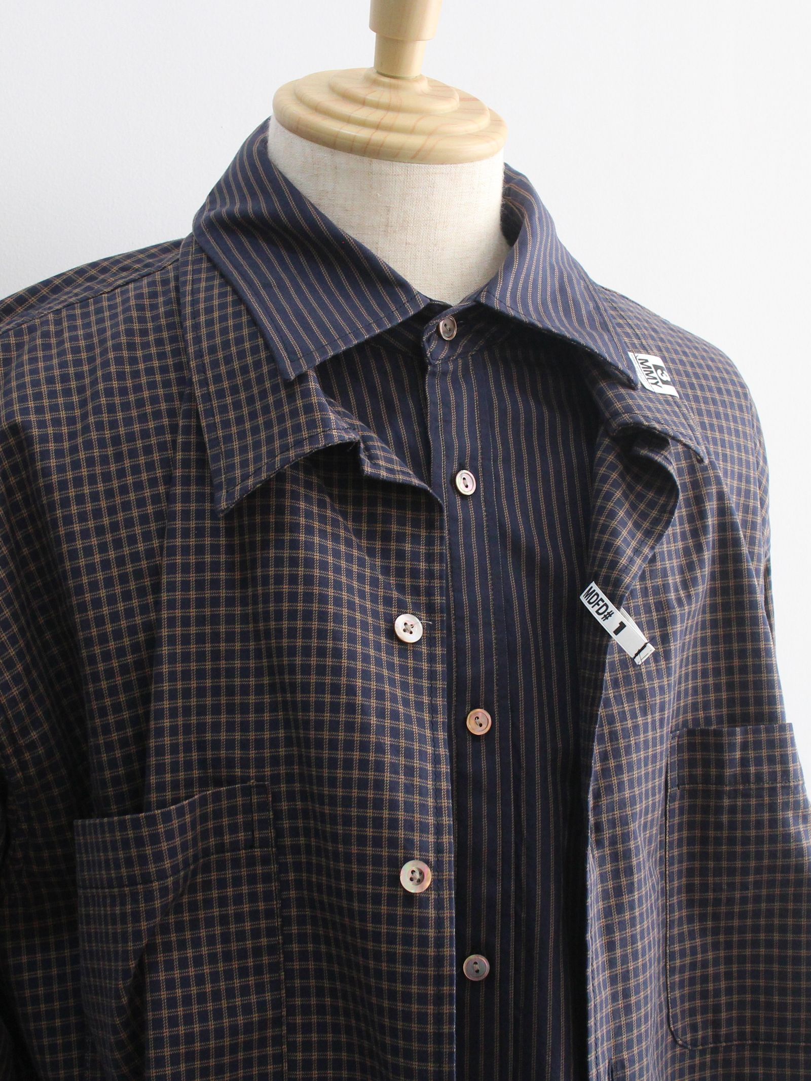 Maison MIHARA YASUHIRO - フロント レイヤード シャツ - Front Layerd