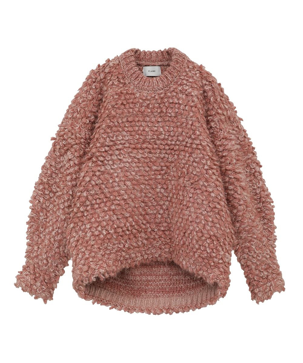 CLANE - ミックス モヘア ニット トップス - MIX LOOP MOHAIR KNIT