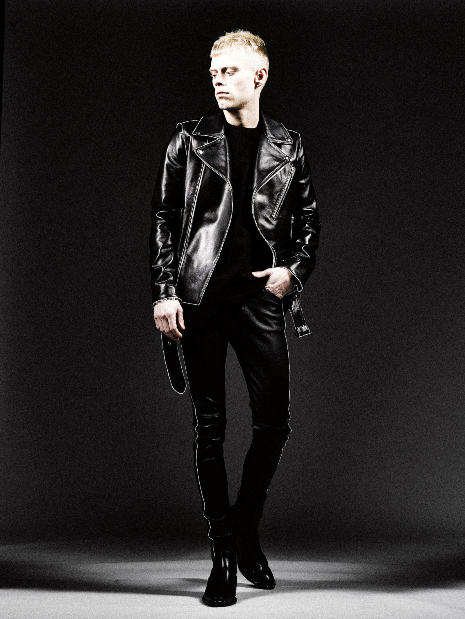 GalaabenD - 【山下智久 着用】ラムワックスネイキッドダブルレザー