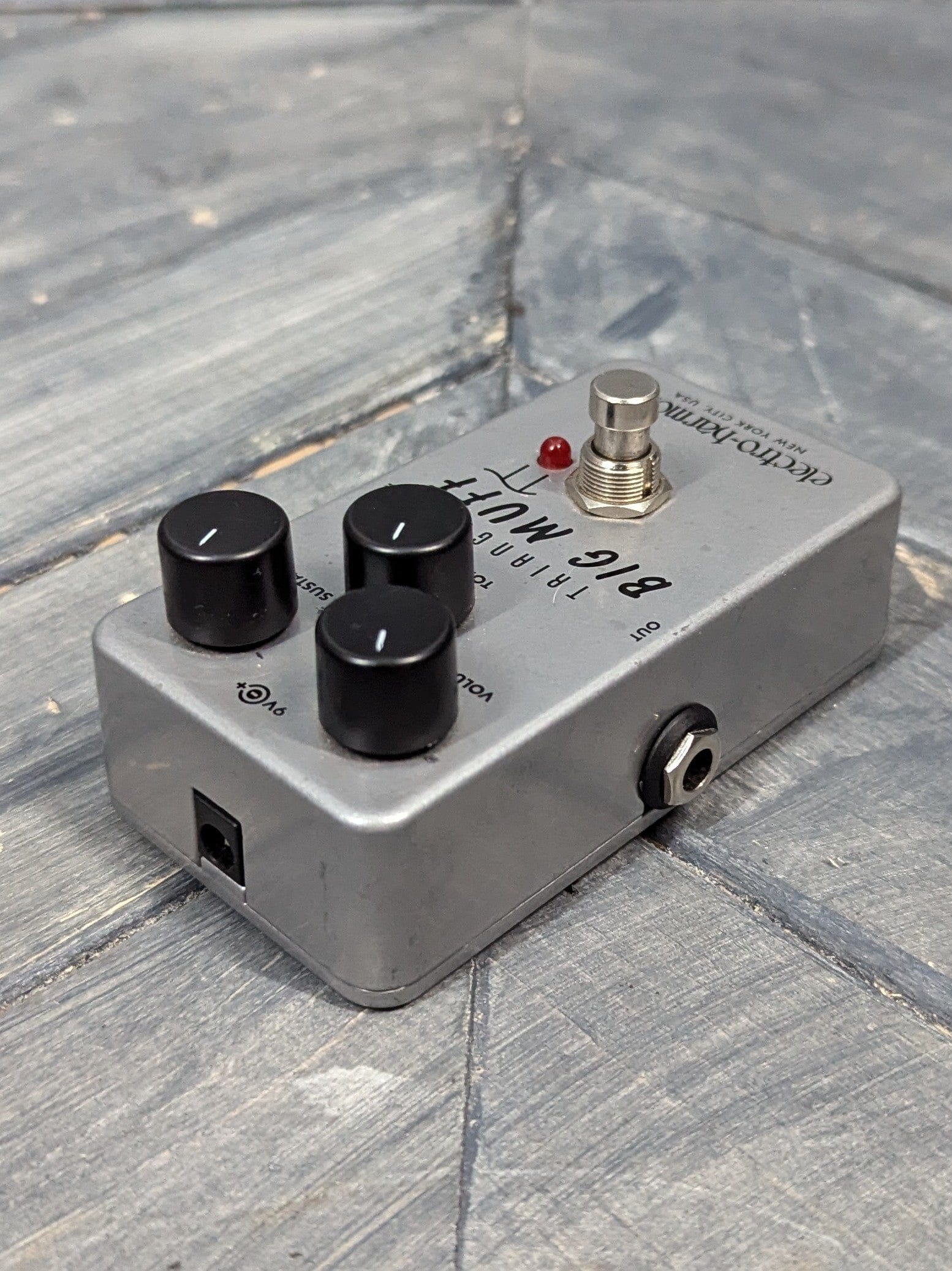 Used Electro-Harmonix Triangle Big Muff Pi Fuzz Pedal with Box