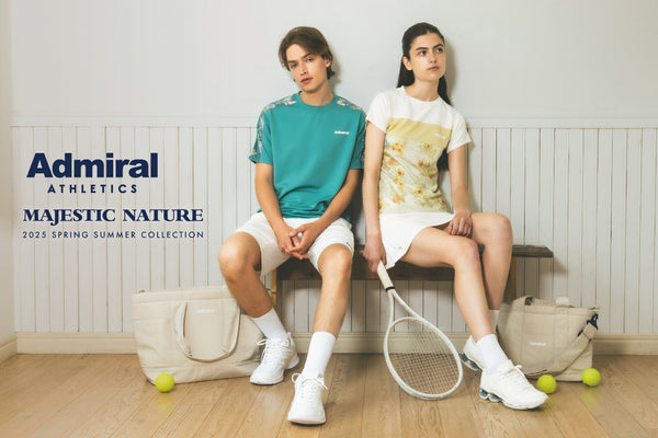 Admiral テニスウェア Lサイズ 白水色 Admiral テニスウェア Lサイズ