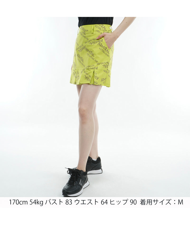 ランダムロゴ プリーツヘムスカート ADLA432 – ADMIRAL