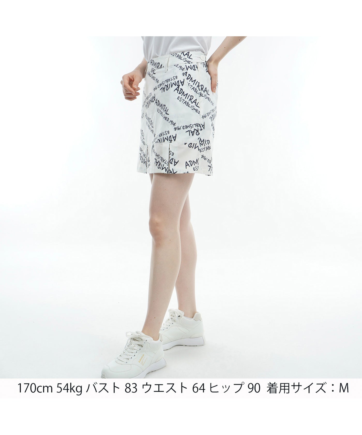 ランダムロゴ プリーツヘムスカート ADLA432 – ADMIRAL