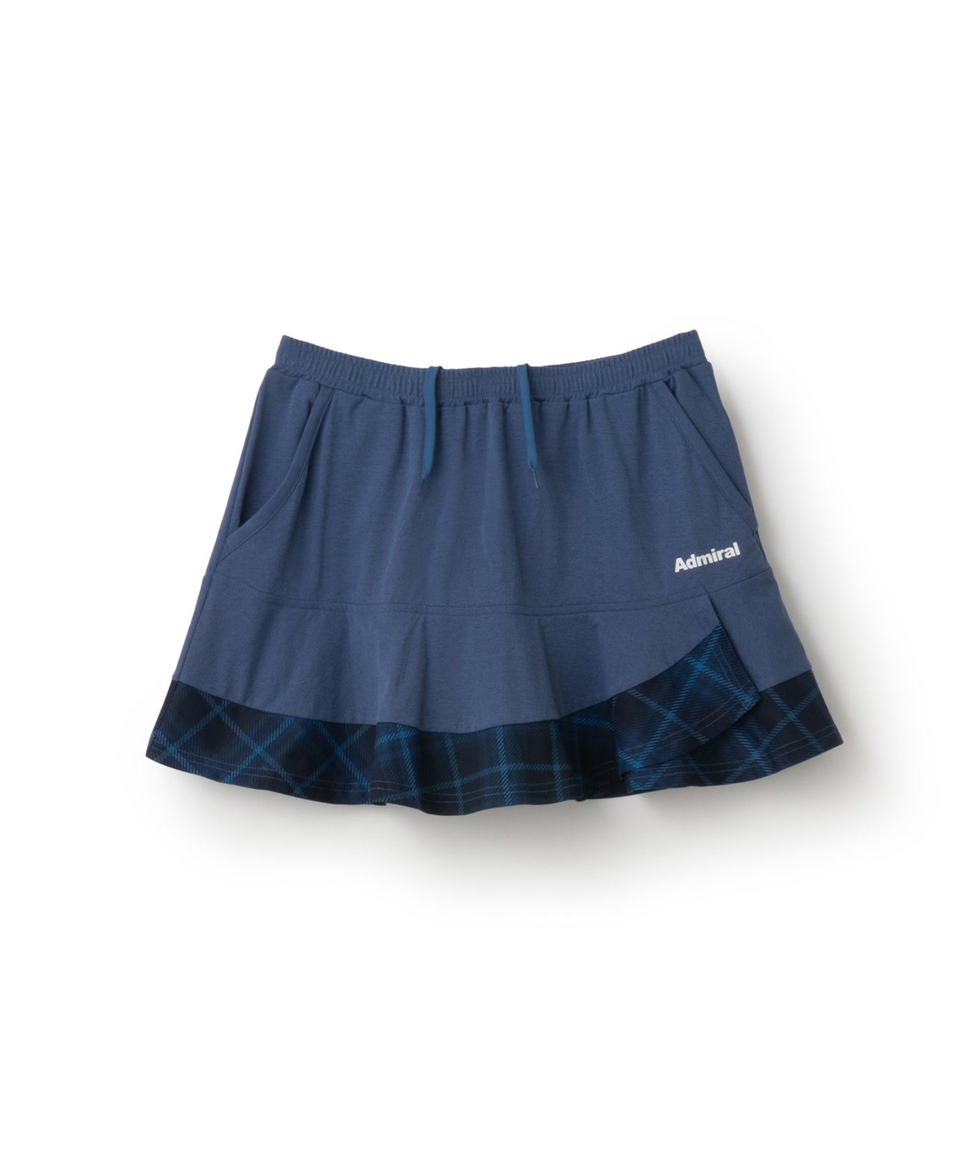 アシメレイヤードチェックフレアスコート ATLA552 – ADMIRAL