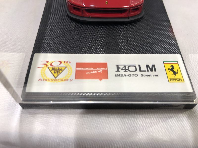 △買取品△ MAKE UP 1/43 30周年記念 フェラーリ F40 LM IMSA Street