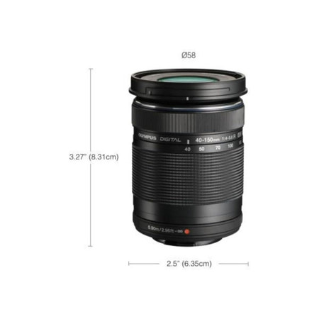 OM SYSTEM M.Zuiko Digital ED 40-150mm f/4-5.6 R Lens for Micro