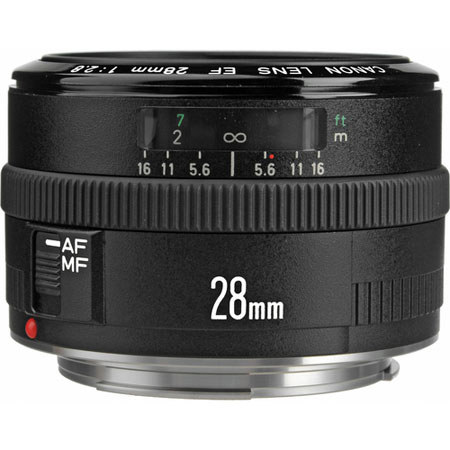 USED Canon EF 28mm f/2.8 Wide Angle Auto Focus Lens *52mm - Adorama