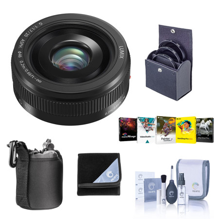 Panasonic Lumix G 20mm f/1.7 II Aspherical Lens for MFT, Black