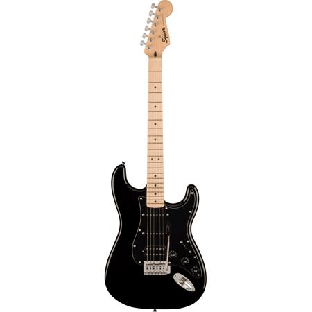 Squier Sonic Stratocaster HSS Electric Guitar, Black 0373203506