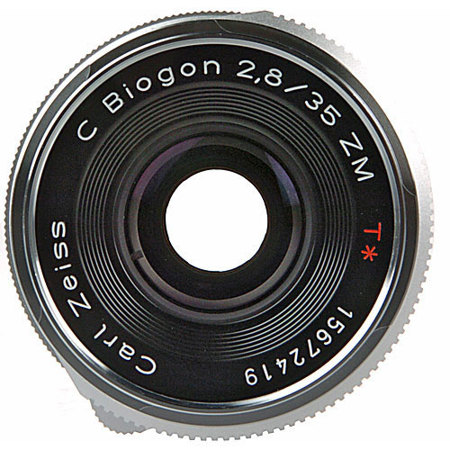 Zeiss 35mm f/2.8 C Biogon T ZM Lens, Silver 1486-394 - Adorama