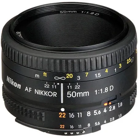 Nikon 50mm f/1.8D AF NIKKOR Lens 2137 - Adorama