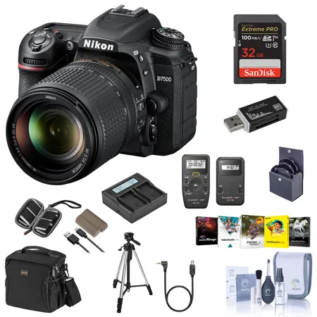 Nikon D7500 DSLR with 18-140mm VR Lens With Premium Accessory