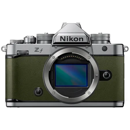 Nikon Z f Mirrorless Camera, Silver/Moss Green 13618 - Adorama