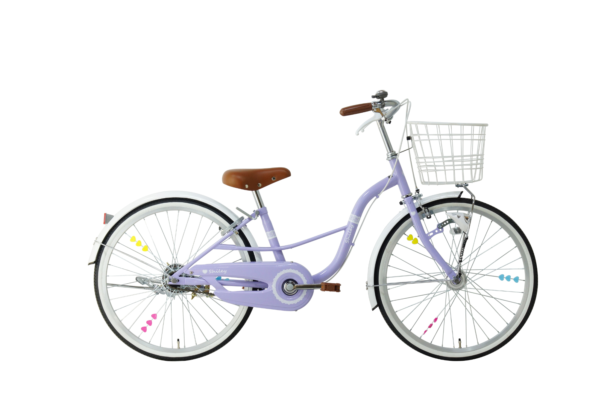 サカイサイクル シャーリー 24型 ラベンダー 子供 ジュニアサイクル