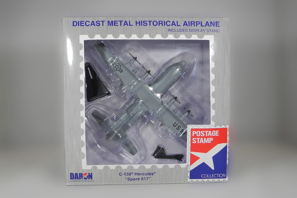 Postage Stamp C130 Hercules Model | Hill Aerospace Museum