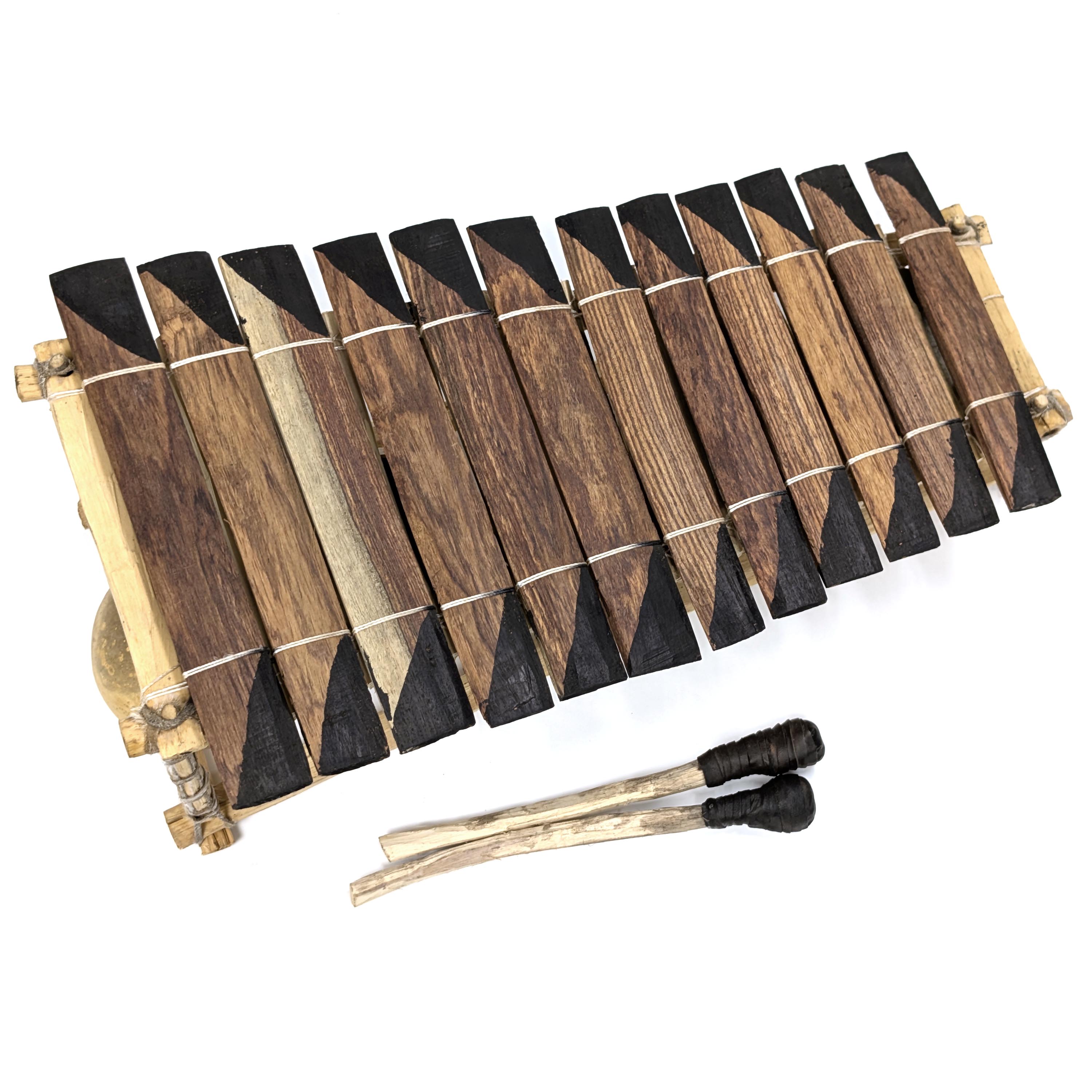 バラフォン 12音 ブルキナファソ製 アフリカの楽器 （r163-28