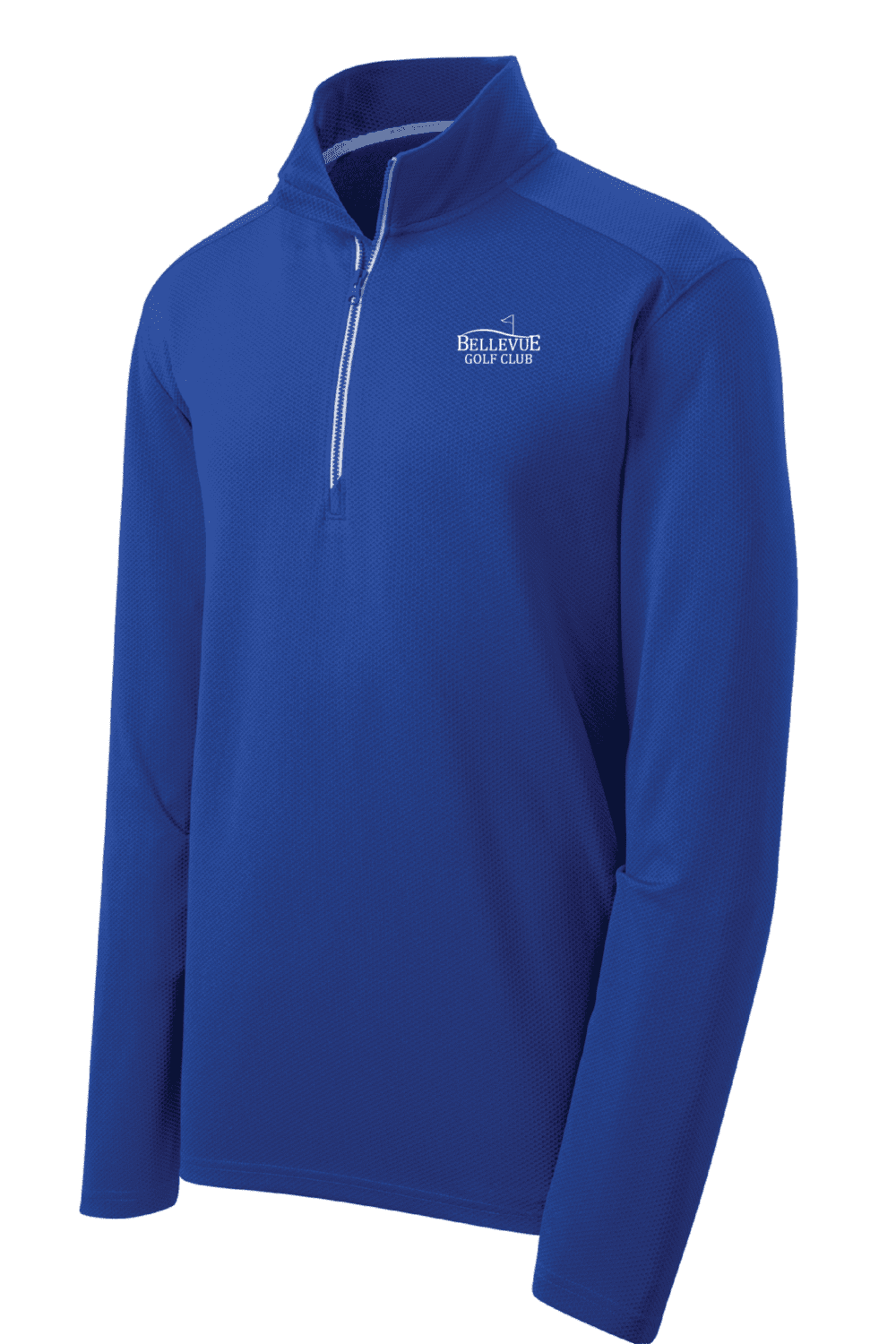 Bellevue Golf Club Men's Sport-Tek Sport-Wick Textured 1/4 Zip