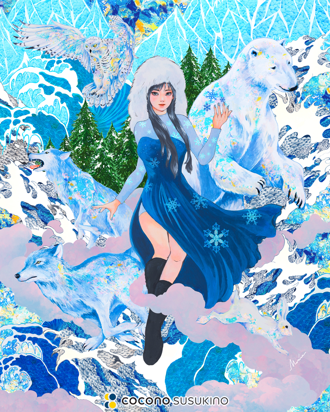 GALLERY｜ACRYLIC / アクリル絵の具｜真吏奈