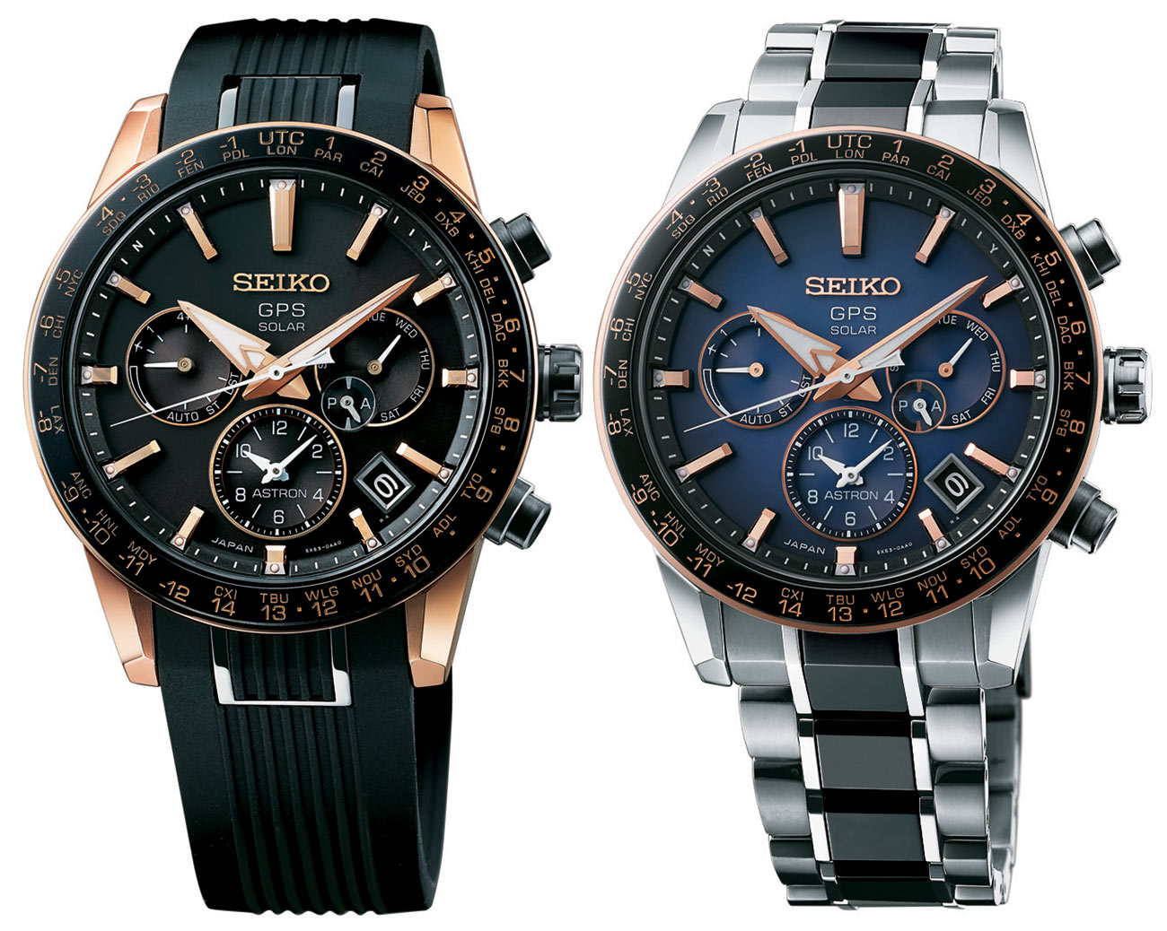 Seiko Astron GPS Solar Dual-Time 5X53 Watch | aBlogtoWatch