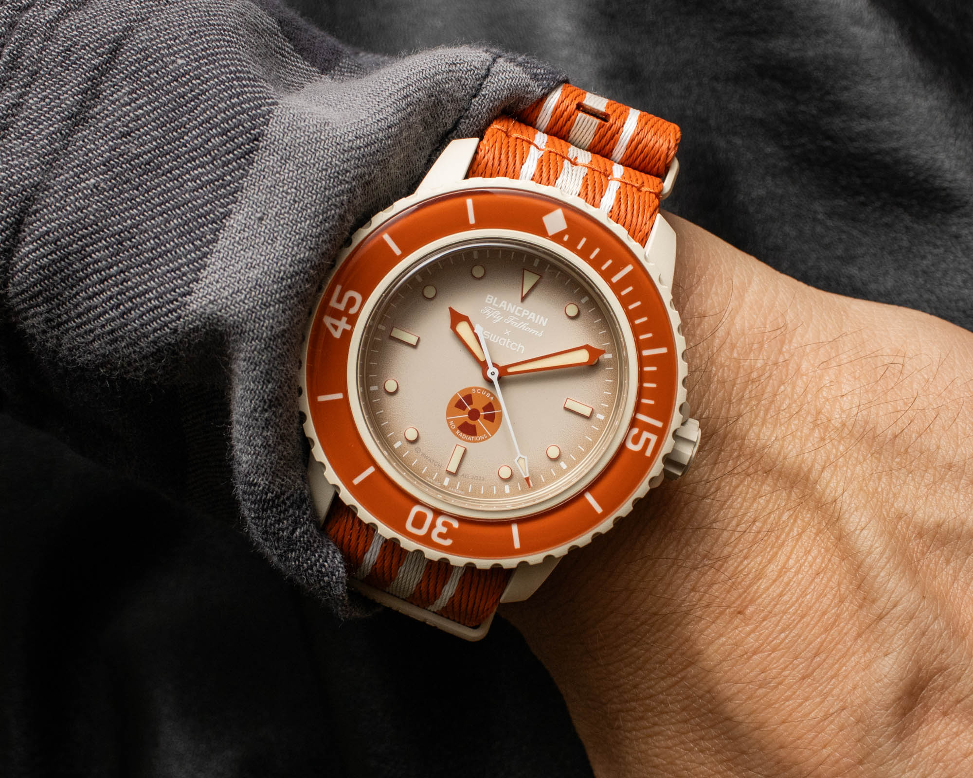 Hands-On: Blancpain X Swatch Scuba Fifty Fathoms Bioceramic Watch