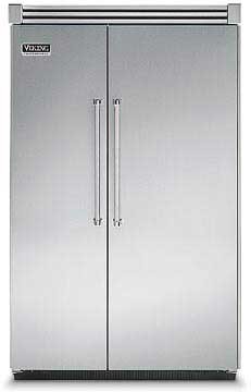 Viking VCSB483SS 48 Inch Built-in Side by Side Refrigerator with