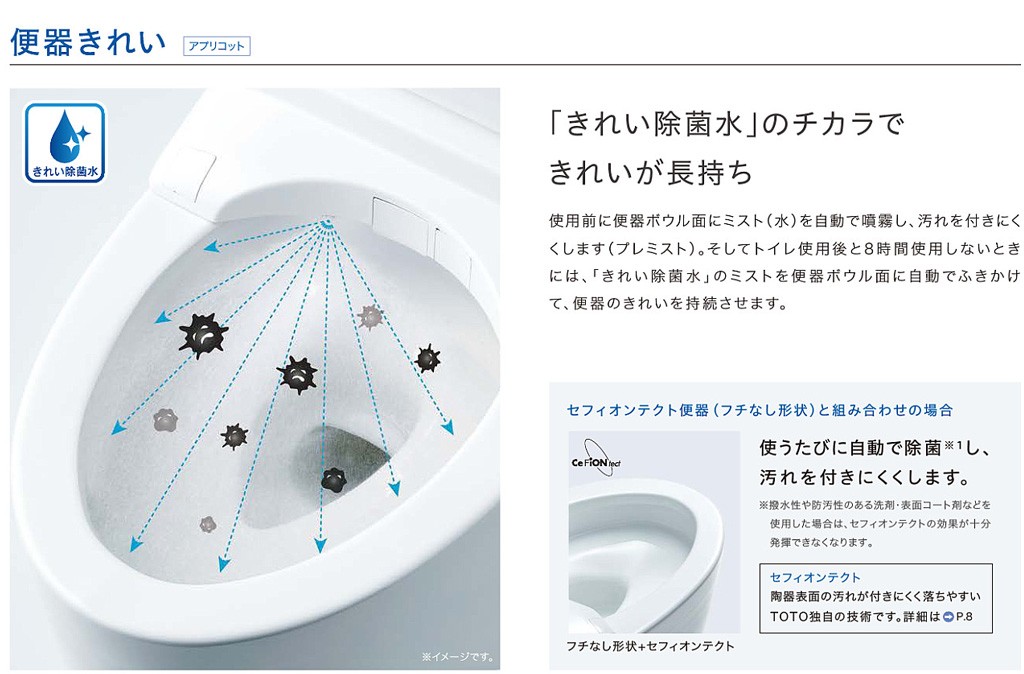 アプリコット F4A TCF4744AK #NW1 ホワイト ウォシュレット | TOTO