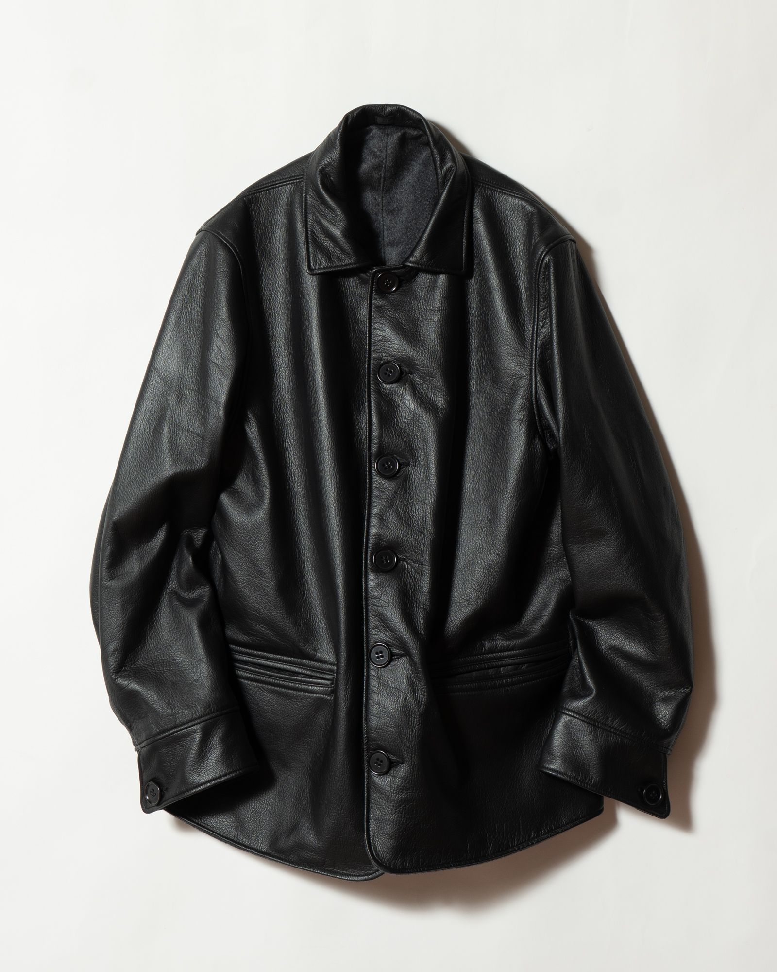 T.T - 【ラスト1点（42）】LOT.801 AUTOMOBILE LEATHER JACKET - TAIGA