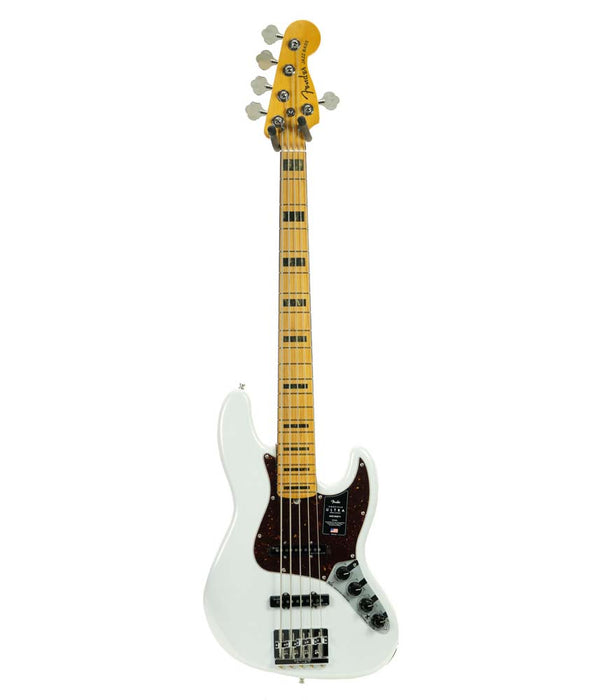 Fender American Ultra Jazz Bass V, Maple Fingerboard - Arctic