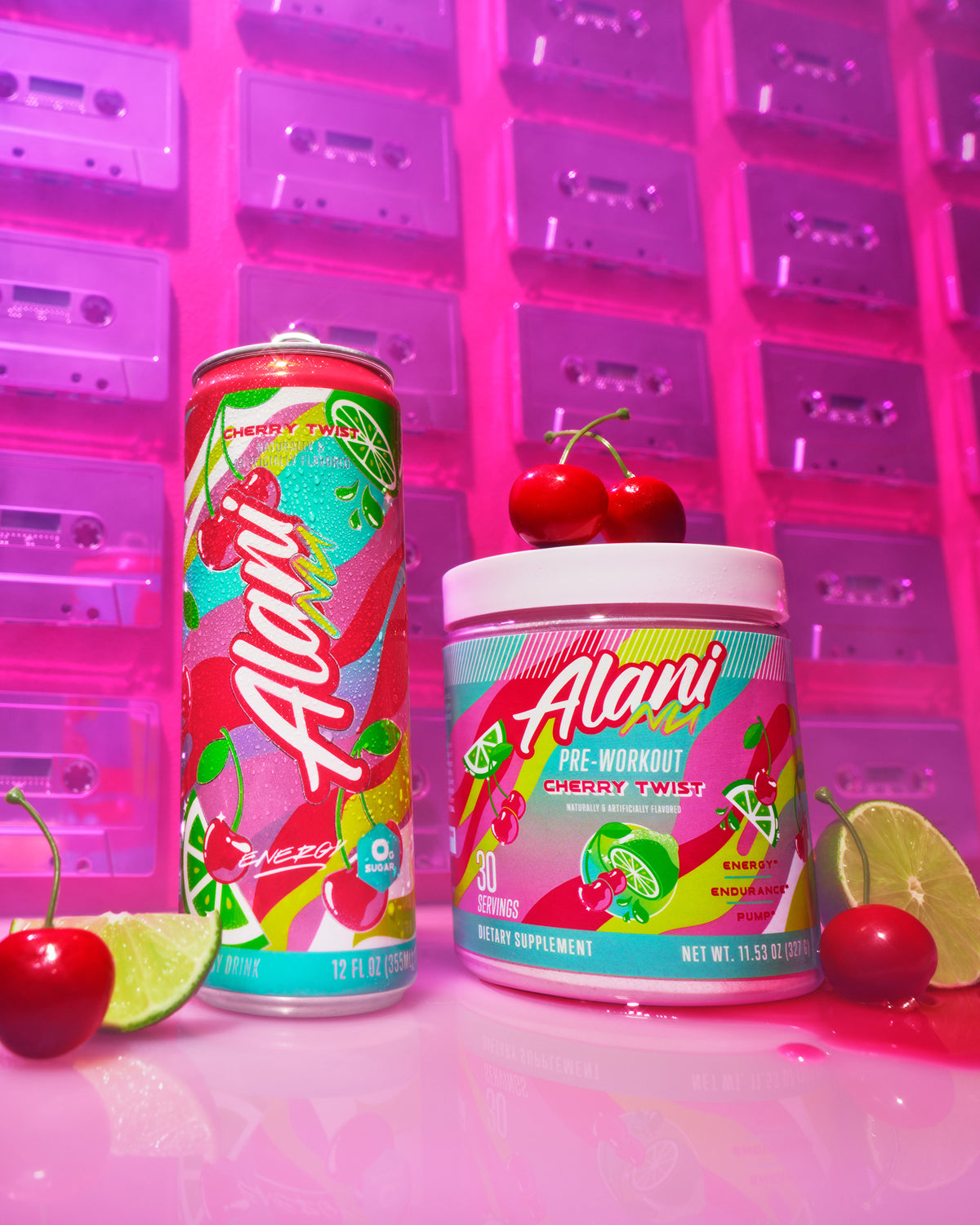 Energy Drink & Pre-Workout - Cherry Twist - Alani Nu
