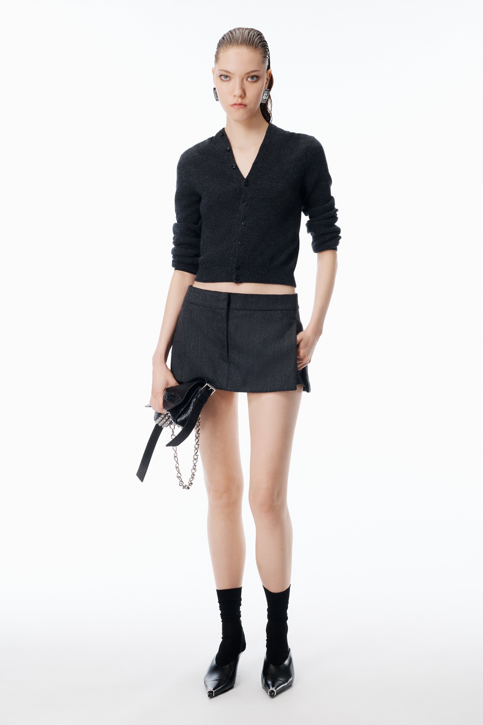 alexanderwang アレキサンダーワング ウール テーラード ミニスコート