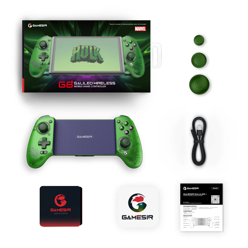 GameSir G8 Plus Hulk Edition Bluetooth Mobile Controller - Alezay