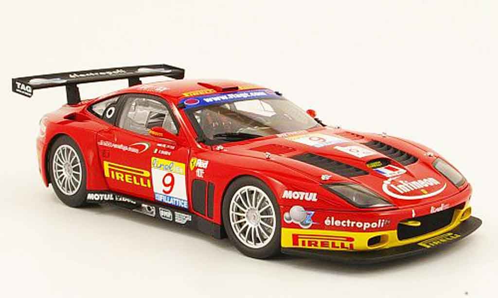 Diecast model cars Ferrari 575 GTC 1/18 Kyosho GTC no.17 team jmb