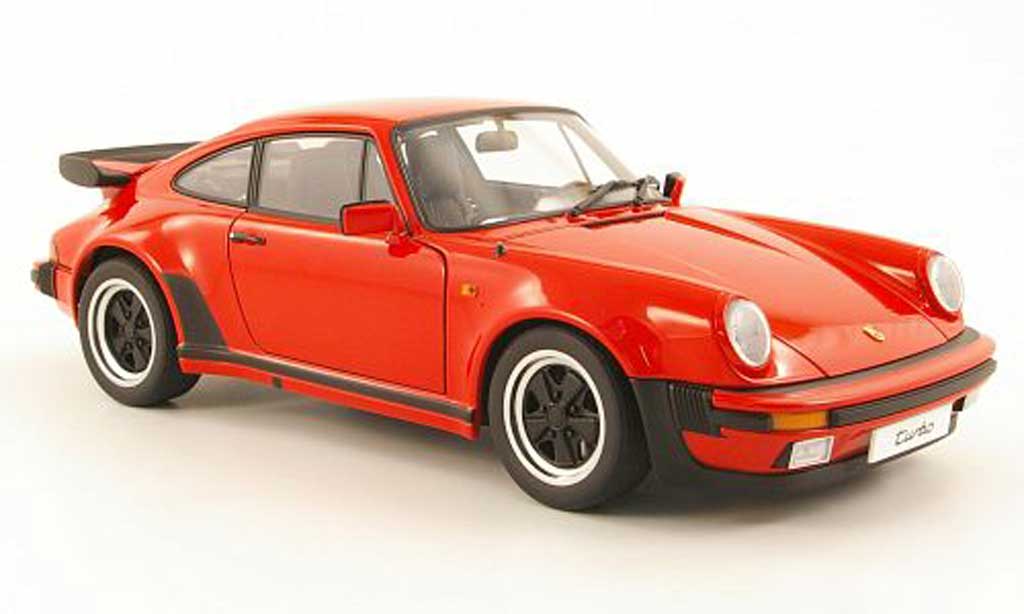 Diecast model cars Porsche 930 Turbo 1/18 Autoart Turbo 3.3 red