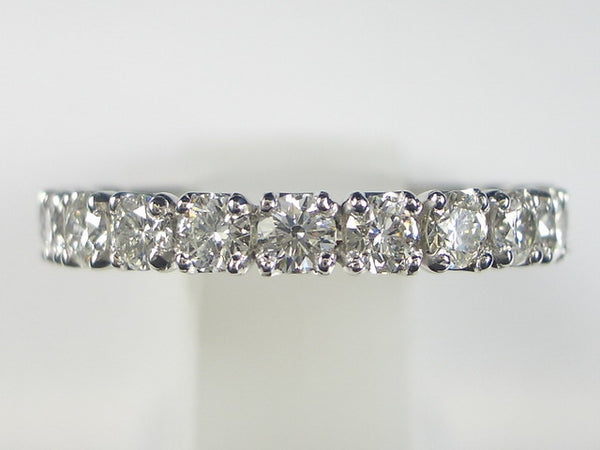 K18WG ホワイトゴールド/Pd15ダイヤ リング 1.00CT – オールジュエリー