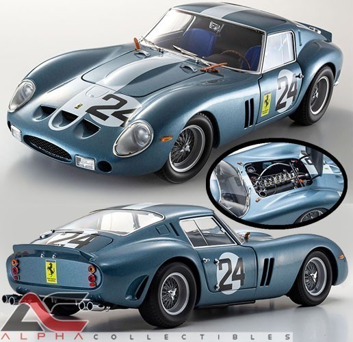 1/18 京商 フェラーリ 250 GTO 50億円は無理！ でも4万円のフェラーリ「250GTO」なら購入できます