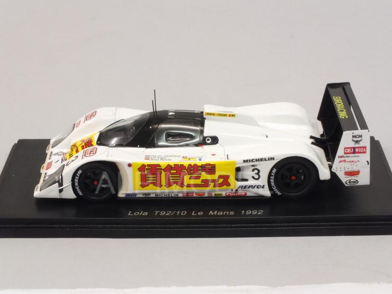 spark-model Lola T92/10 #3 Le Mans 1992 Zwolsman - Pareja - Euser