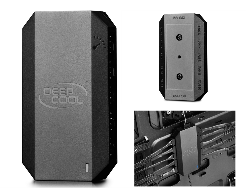 DEEPCOOLより、ミドルタワーPCケース、LEDケースファン、空冷CPU