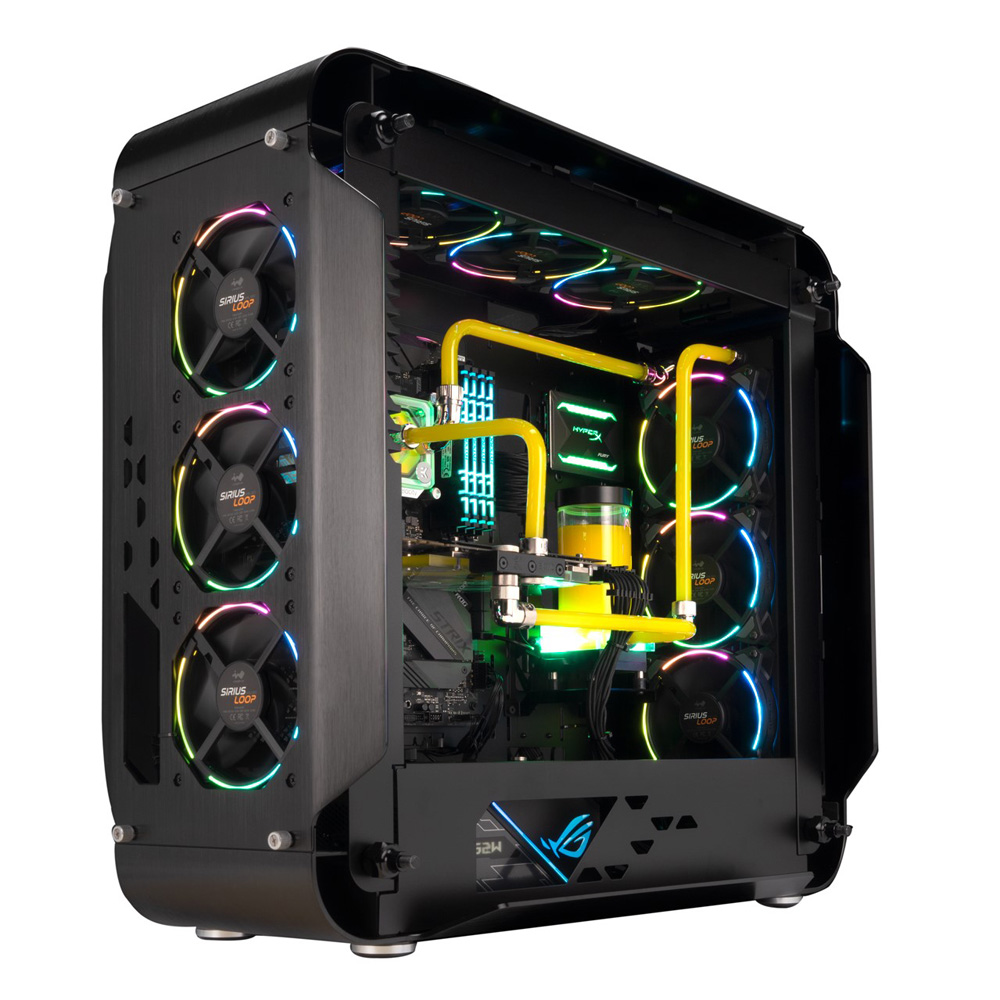 軽量フレームのミドルタワーケース「ALICE」、ハイエンド仕様の