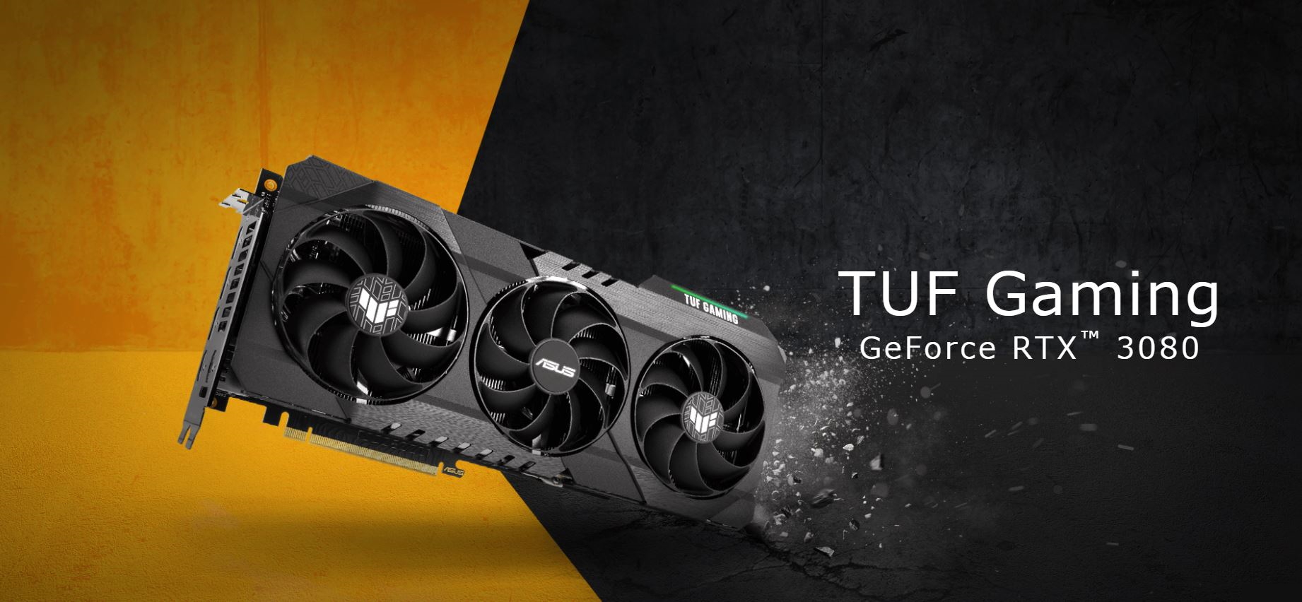 NVIDIA GeForce RTX 3080搭載グラフィックカード「TUF-RTX3080-10G