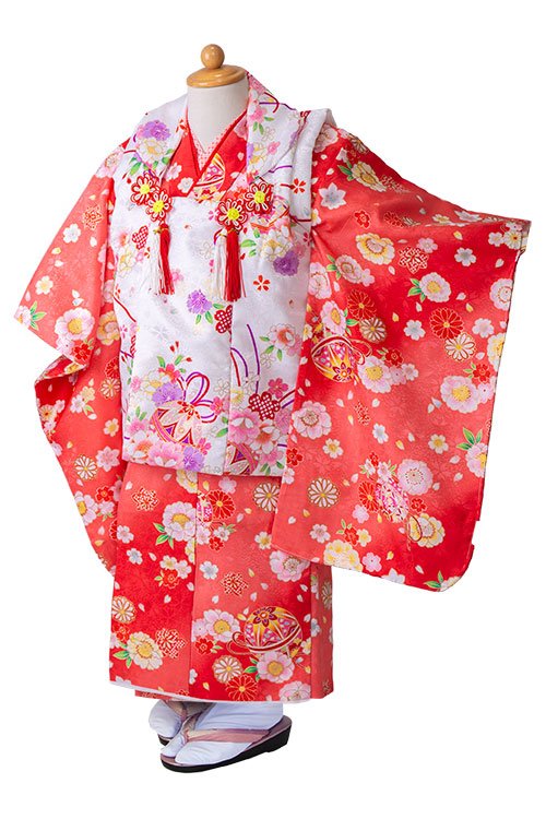 緋色桜 | 七五三着物レンタル