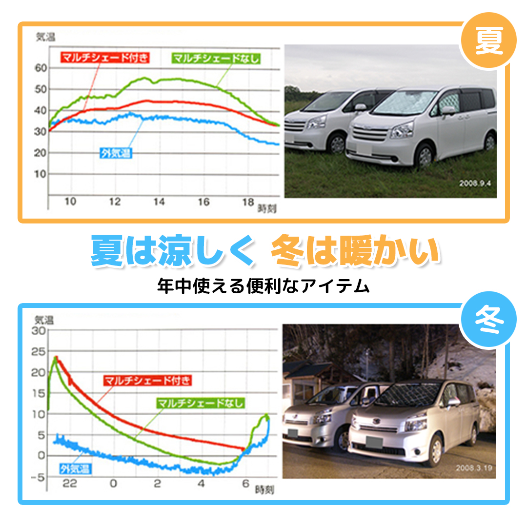 マルチシェード|アイズの高断熱サンシェード|ランドクルーザー 80・81