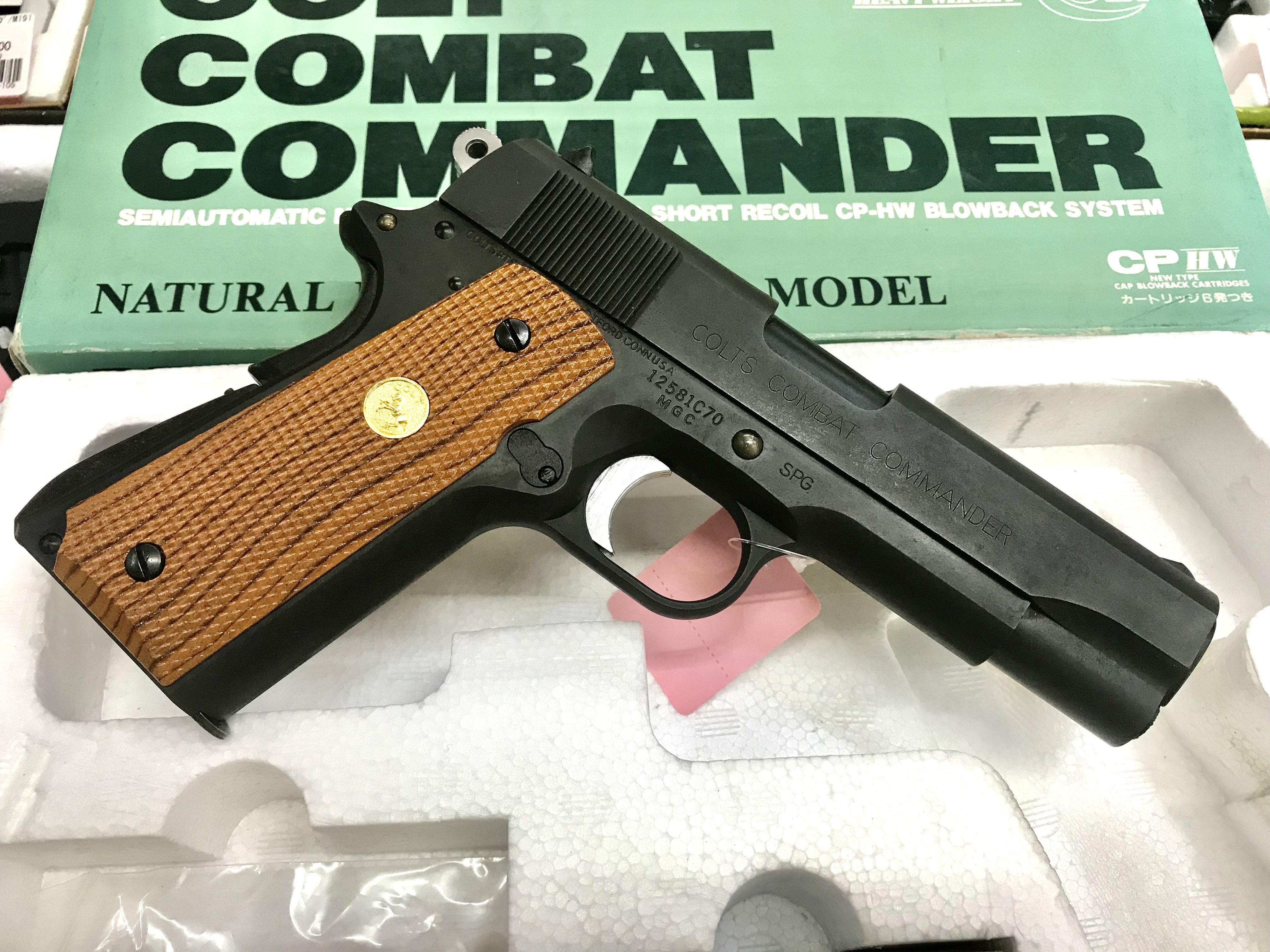 MGC コルト コンバット コマンダー ナチュラルHW モデルガン買取致し
