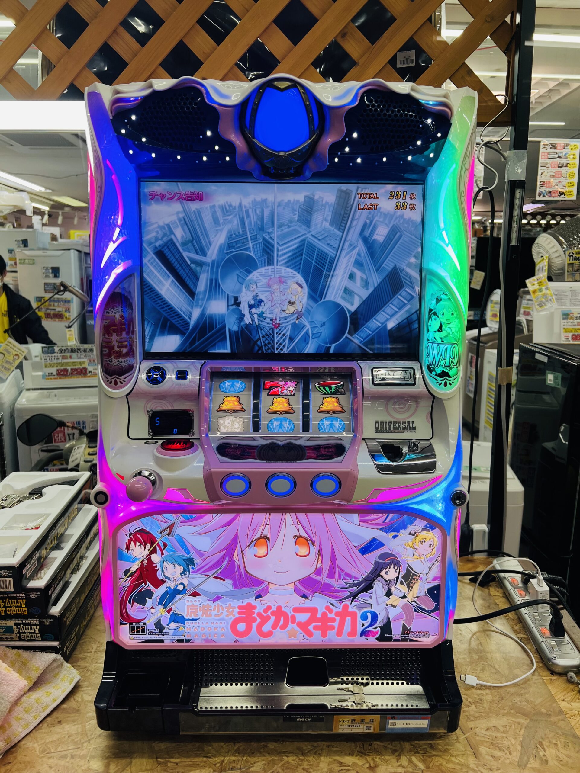 初代 まどマギ 初代スロット まどかマギカ パチスロ SLOT魔法少女