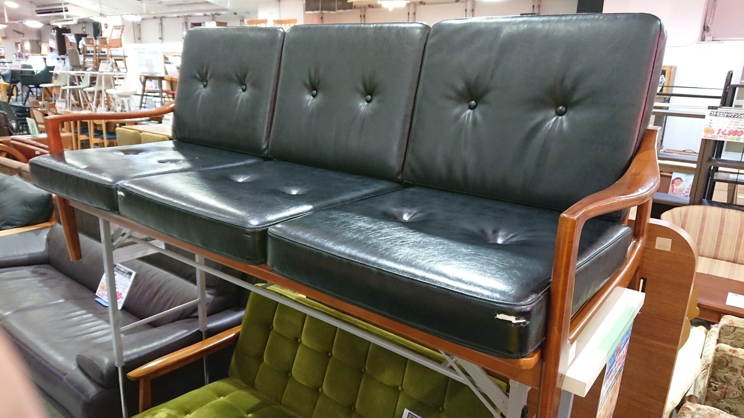 カリモク60｜W36603BW｜フレームチェア｜3シーター | リサイクル