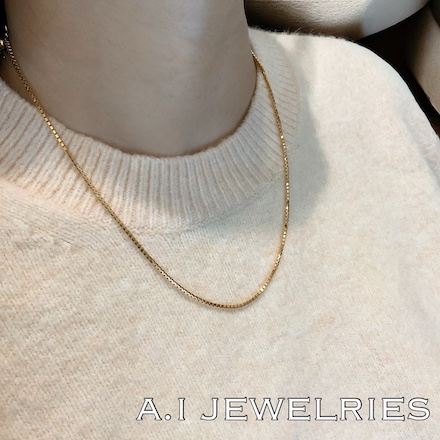 K18 ヴェネチアン ネックレス 1.6φ 45cm / K18 Venetian necklace 1.6φ